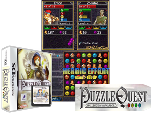 Puzzle Quest - Challenge of the Warlords (Europe) Cover